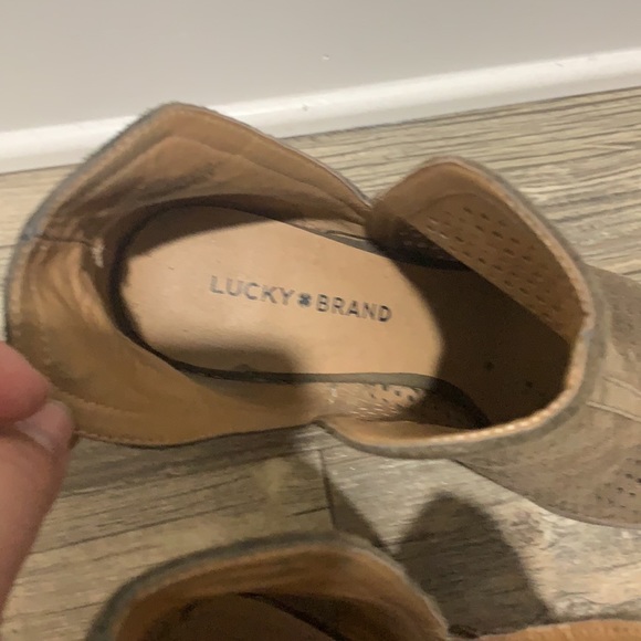 Lucky brand olive green Larise booties - Picture 3 of 8